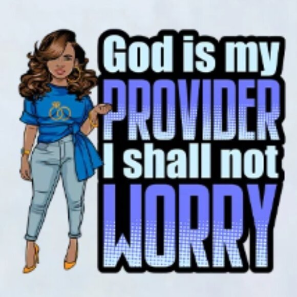 GOD IS MY PROVIDER T-SHIRT - Picture 2 of 3